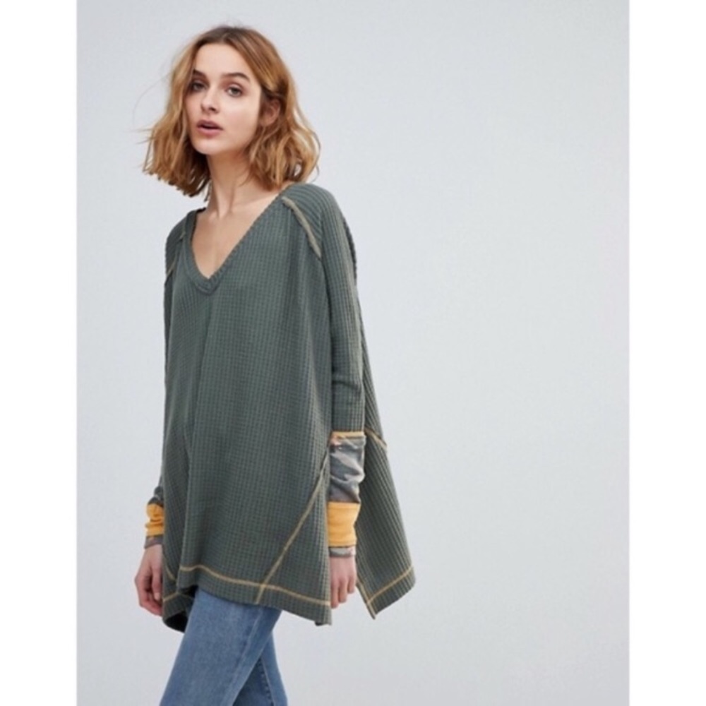 Free People Lovin’ Leopard Thermal Olive